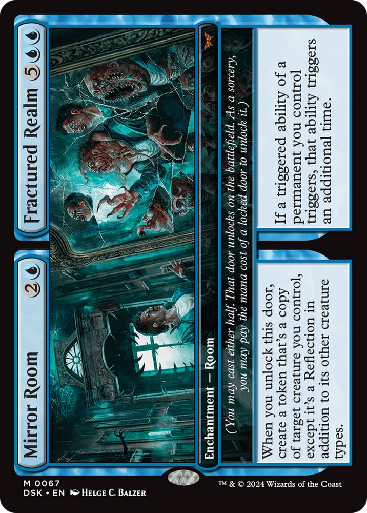 Mirror Room // Fractured Realm [Duskmourn: House of Horror] Magic: The Gathering