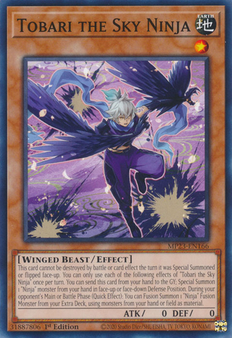 Tobari the Sky Ninja [MP23-EN166] Common - Yugioh Cards For Your TCG Needs!