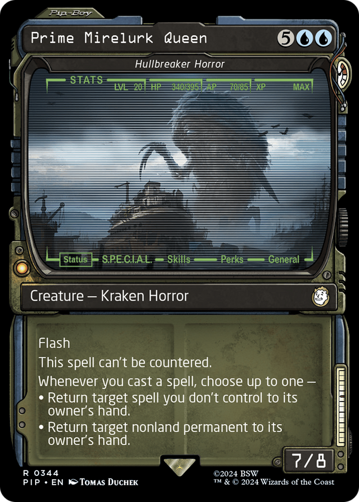 Prime Mirelurk Queen - Hullbreaker Horror (Showcase) [Fallout] Magic: The Gathering
