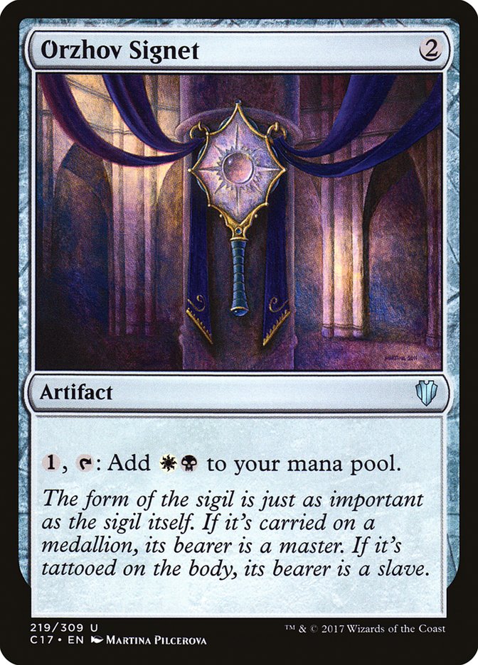 Orzhov Signet [Commander 2017] Magic: The Gathering