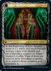 Edgar, Charmed Groom // Edgar Markov's Coffin (Showcase Fang Frame) [Innistrad: Crimson Vow] Magic: The Gathering
