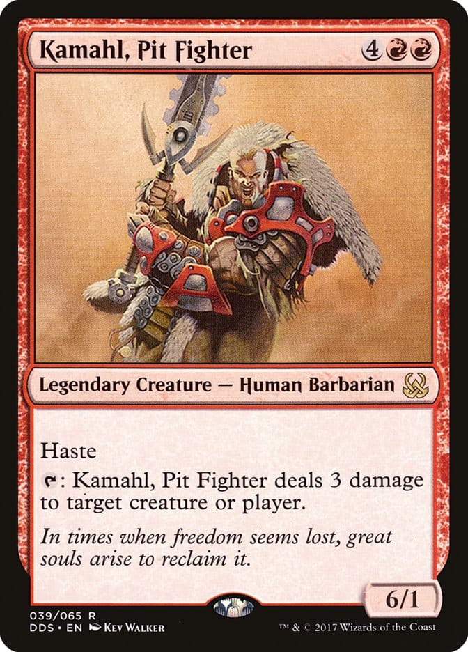 Kamahl, Pit Fighter [Duel Decks: Mind vs. Might] Magic: The Gathering