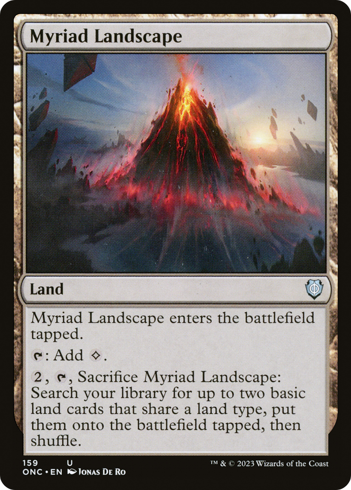 Myriad Landscape [Phyrexia: All Will Be One Commander] Magic: The Gathering
