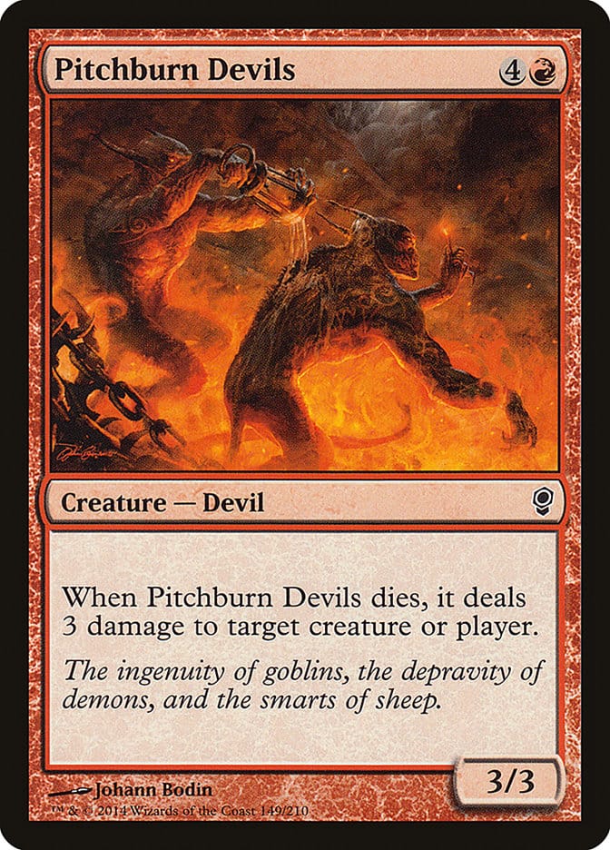Pitchburn Devils [Conspiracy] Magic: The Gathering