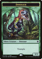 Dinosaur // Treasure Double-Sided Token [Friday Night Magic 2017] Magic: The Gathering