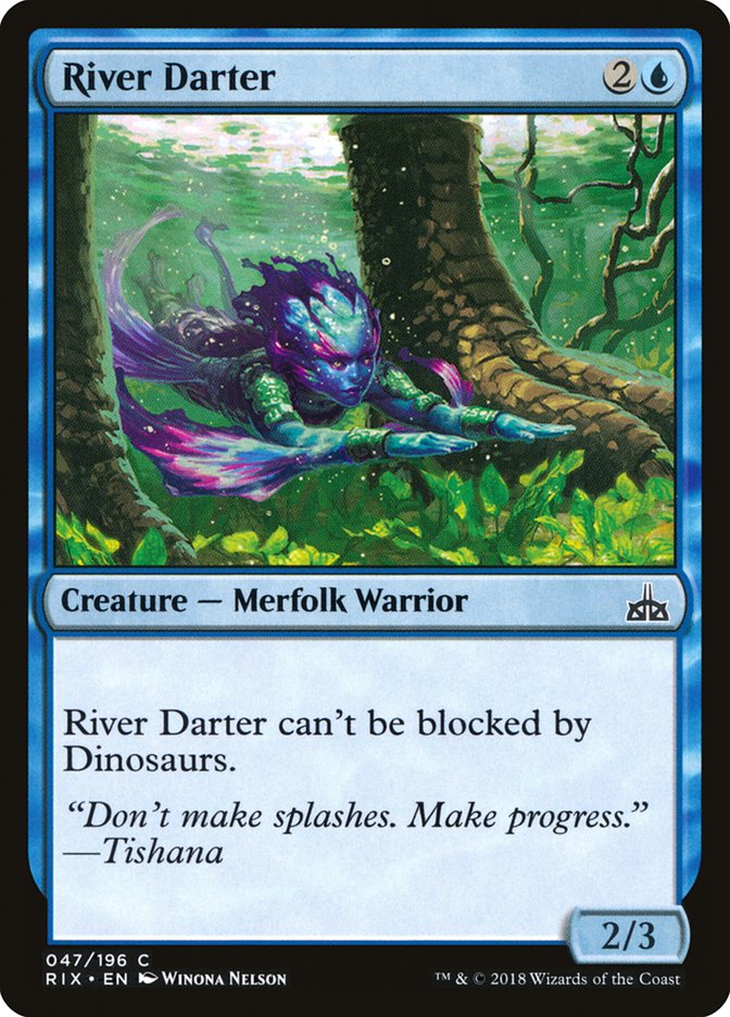 River Darter [Rivals of Ixalan] Magic: The Gathering