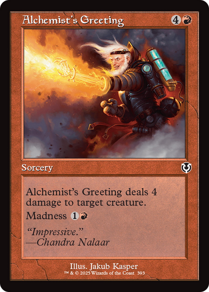 Alchemist's Greeting (Retro Frame) [Innistrad Remastered] Magic: The Gathering