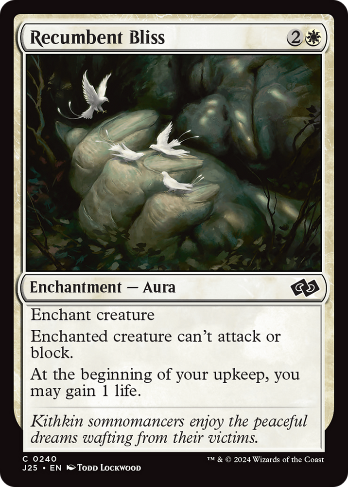 Recumbent Bliss [Foundations Jumpstart] Magic: The Gathering