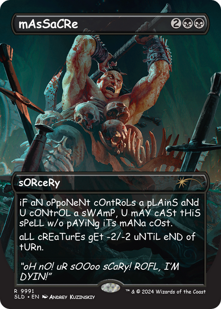 mAsSaCRe [Secret Lair Drop Series] Magic: The Gathering