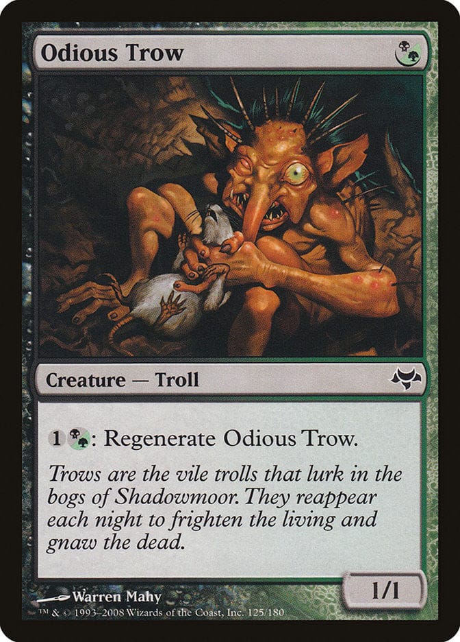 Odious Trow [Eventide] Magic: The Gathering