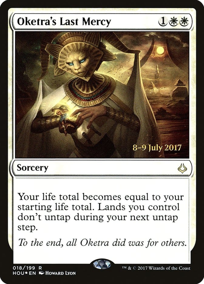 Oketra's Last Mercy [Hour of Devastation Prerelease Promos] Magic: The Gathering