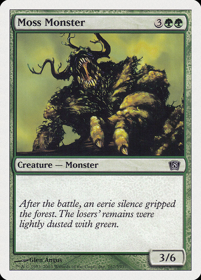 Moss Monster [Eighth Edition] Magic: The Gathering