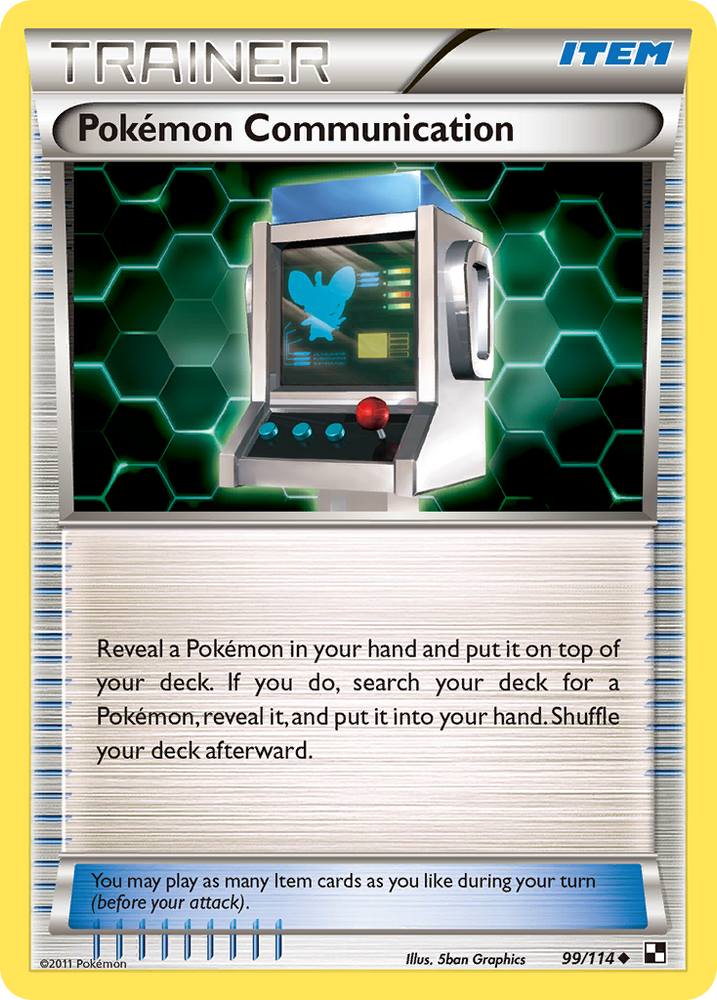 Pokemon Communication (99/114) [Black & White: Base Set] Pokémon