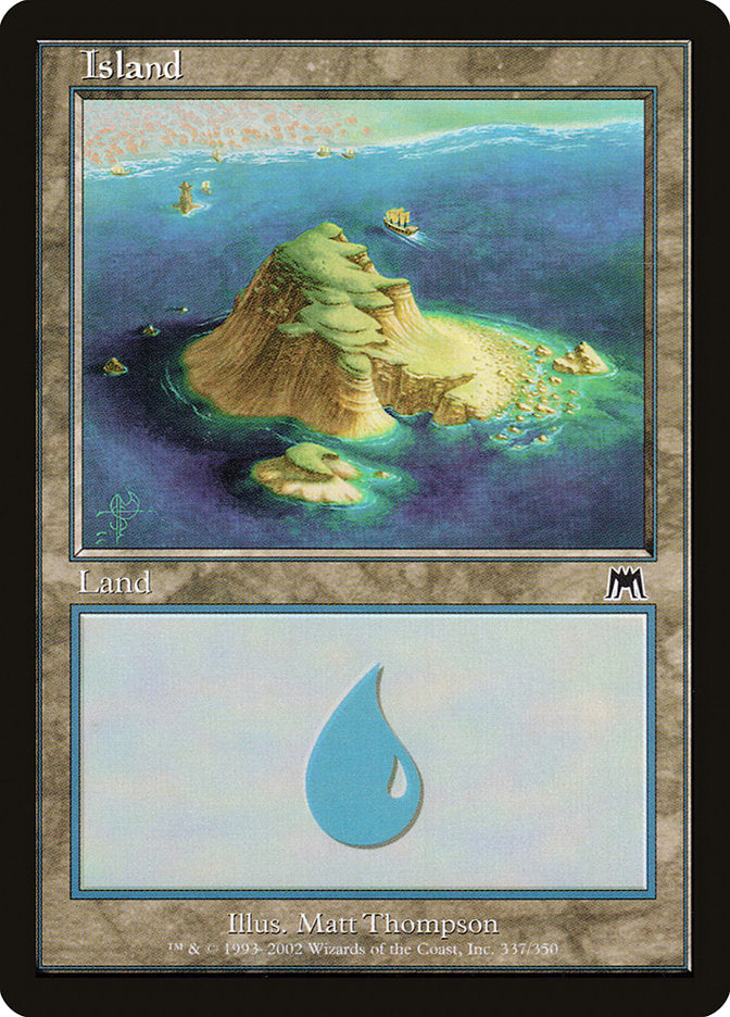 Island (337) [Onslaught] Magic: The Gathering