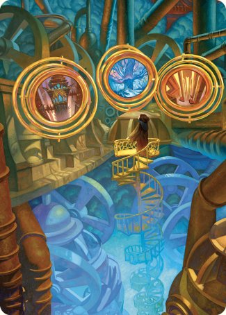 Extraplanar Lens Art Card [Commander Masters Art Series] Magic: The Gathering