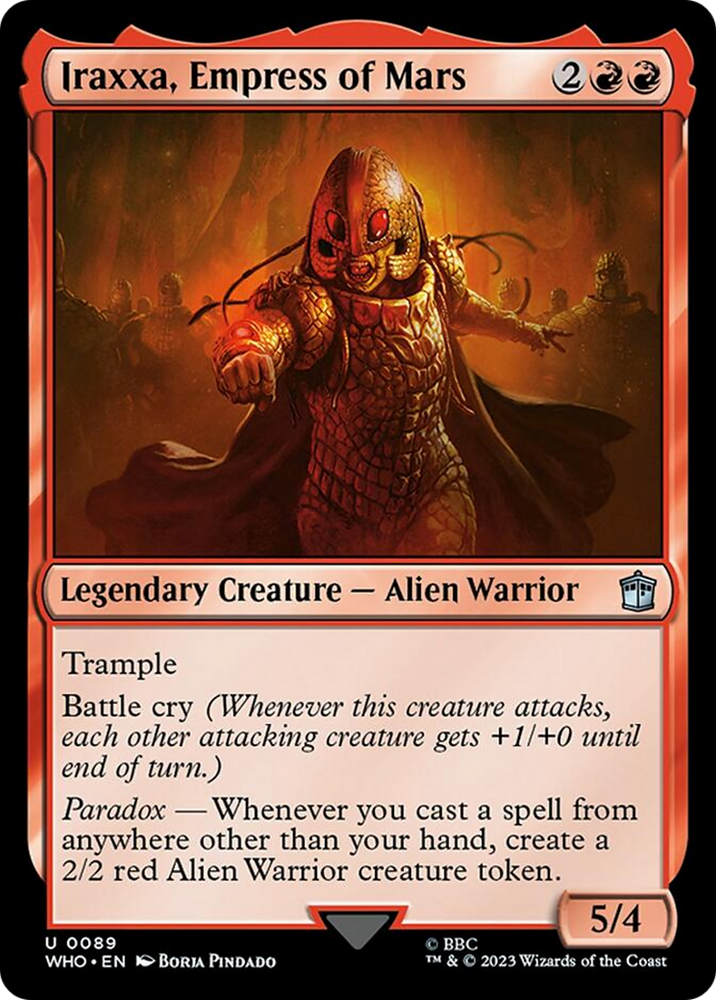 Iraxxa, Empress of Mars [Doctor Who] Magic: The Gathering