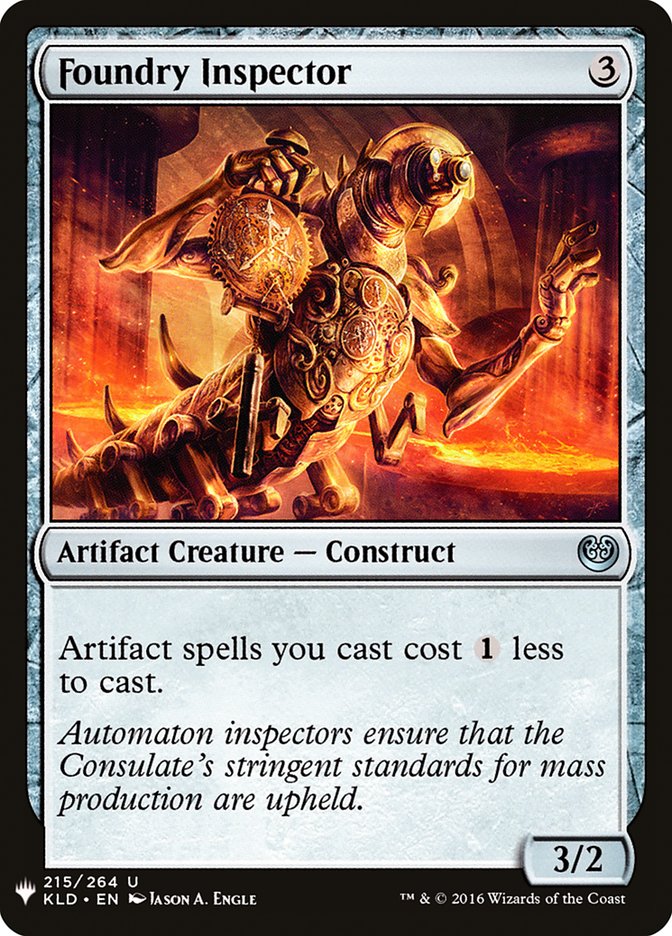 Foundry Inspector [Mystery Booster] Magic: The Gathering