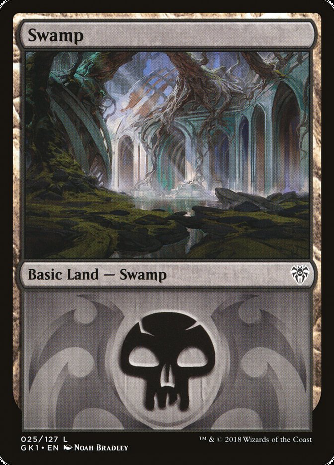 Swamp (25) [Guilds of Ravnica Guild Kit] Magic: The Gathering