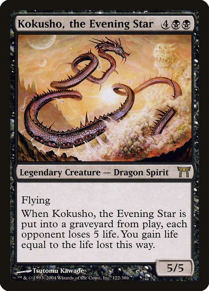 Kokusho, the Evening Star [Champions of Kamigawa] Magic: The Gathering