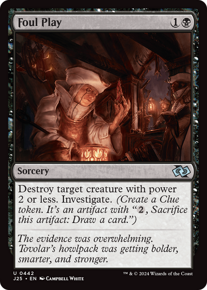 Foul Play [Foundations Jumpstart] Magic: The Gathering