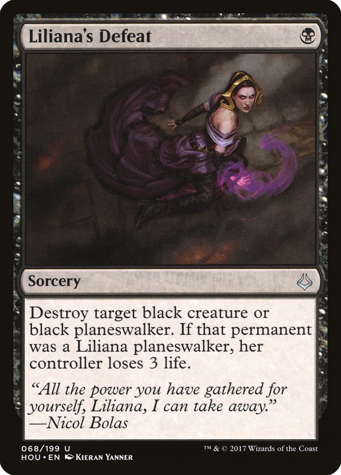Liliana's Defeat [Hour of Devastation] Magic: The Gathering