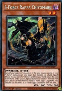 S-Force Rappa Chiyomaru [BLVO-EN011] Secret Rare - Yugioh Cards For Your TCG Needs!