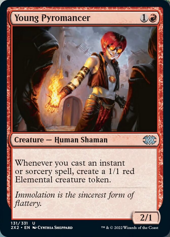 Young Pyromancer [Double Masters 2022] Magic: The Gathering