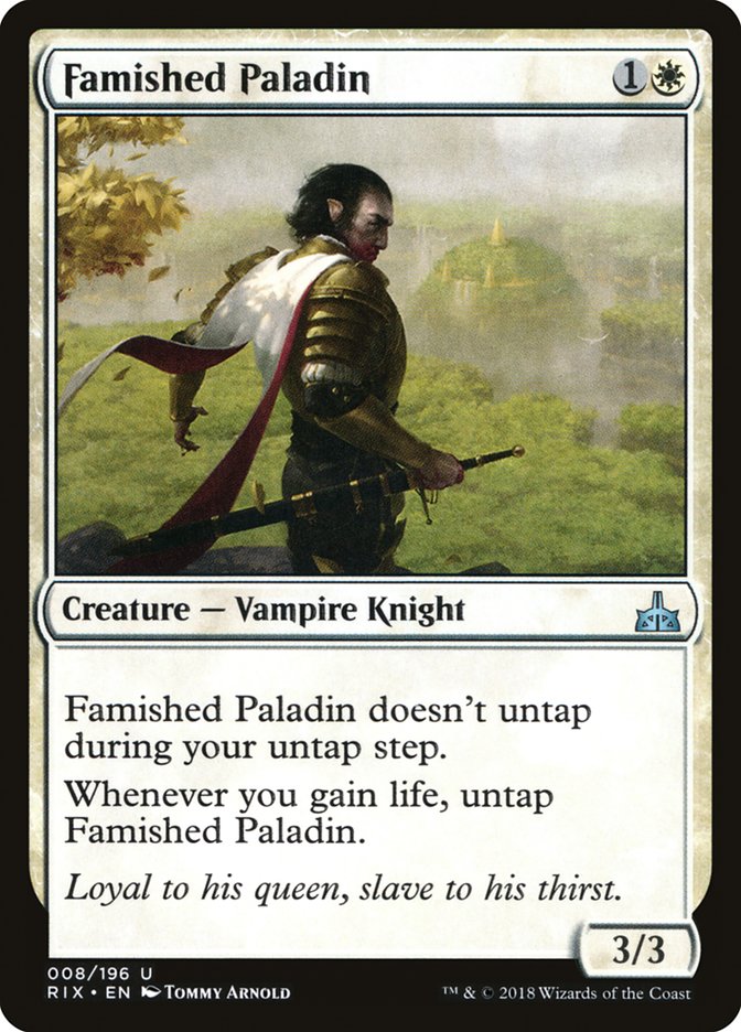 Famished Paladin [Rivals of Ixalan] Magic: The Gathering
