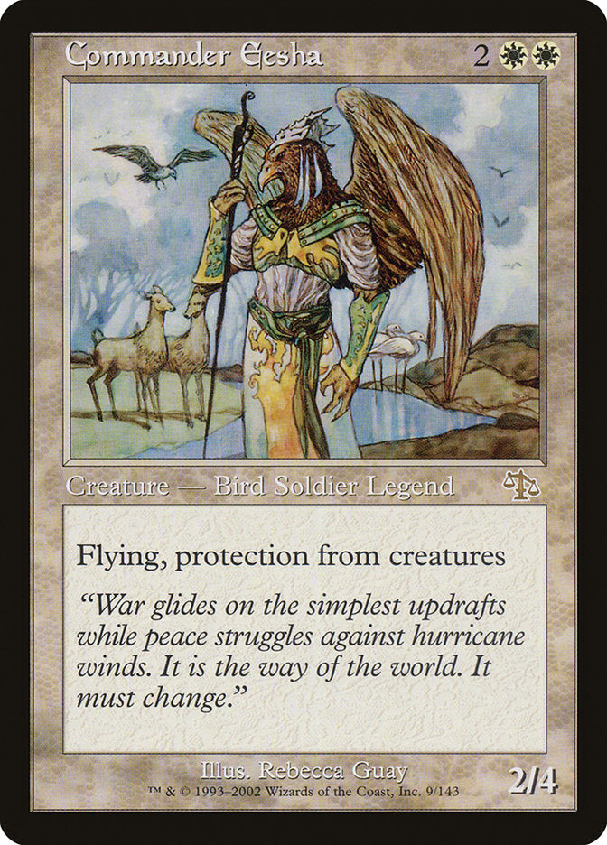 Commander Eesha [Judgment] Magic: The Gathering