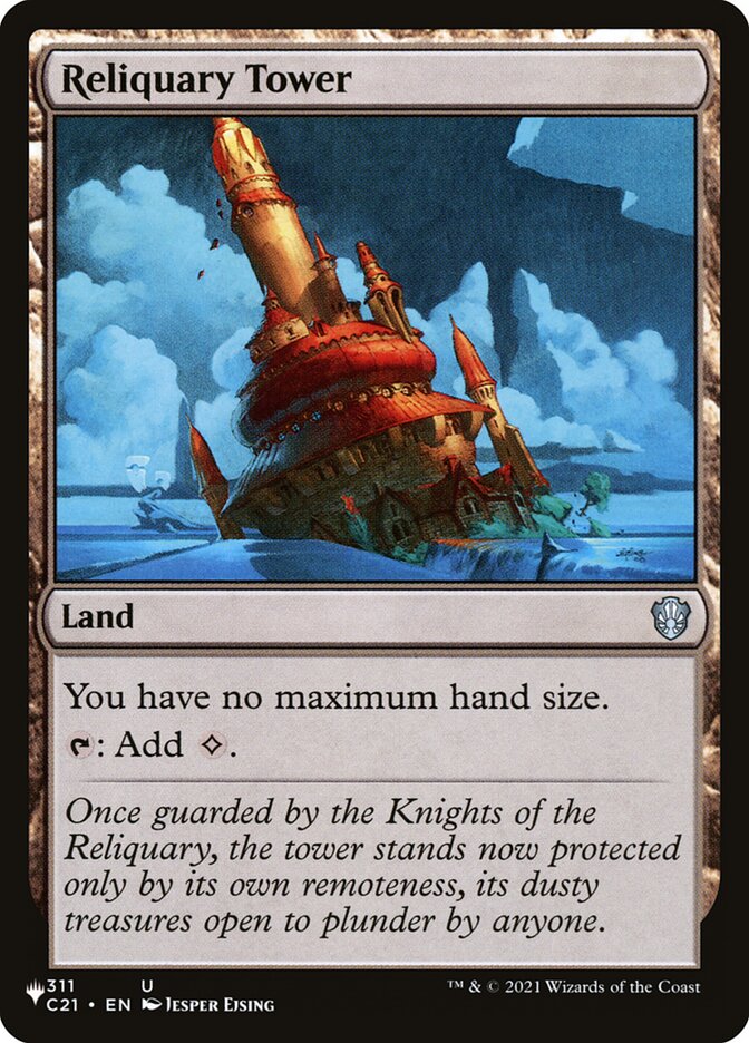 Reliquary Tower [Secret Lair: Heads I Win, Tails You Lose] Magic: The Gathering