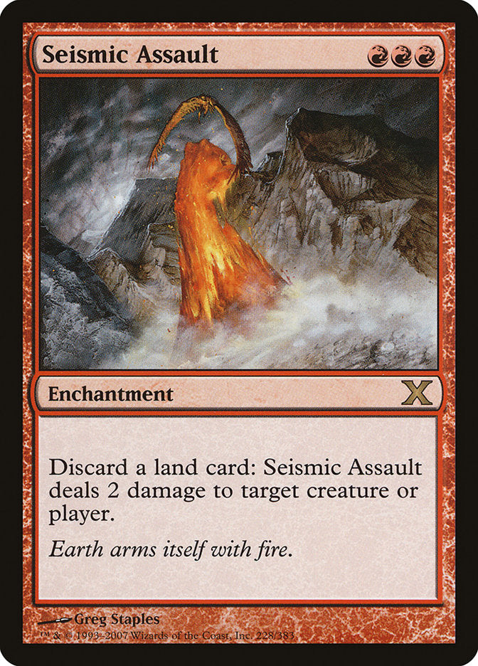 Seismic Assault [Tenth Edition] Magic: The Gathering