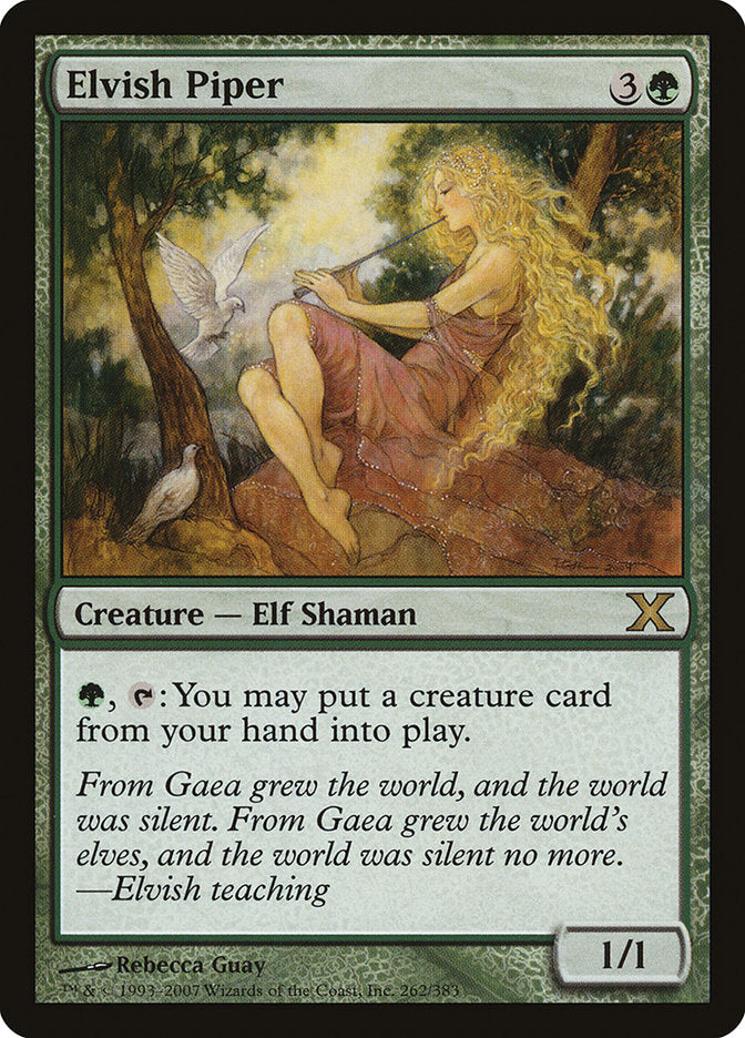Elvish Piper [Tenth Edition] Magic: The Gathering