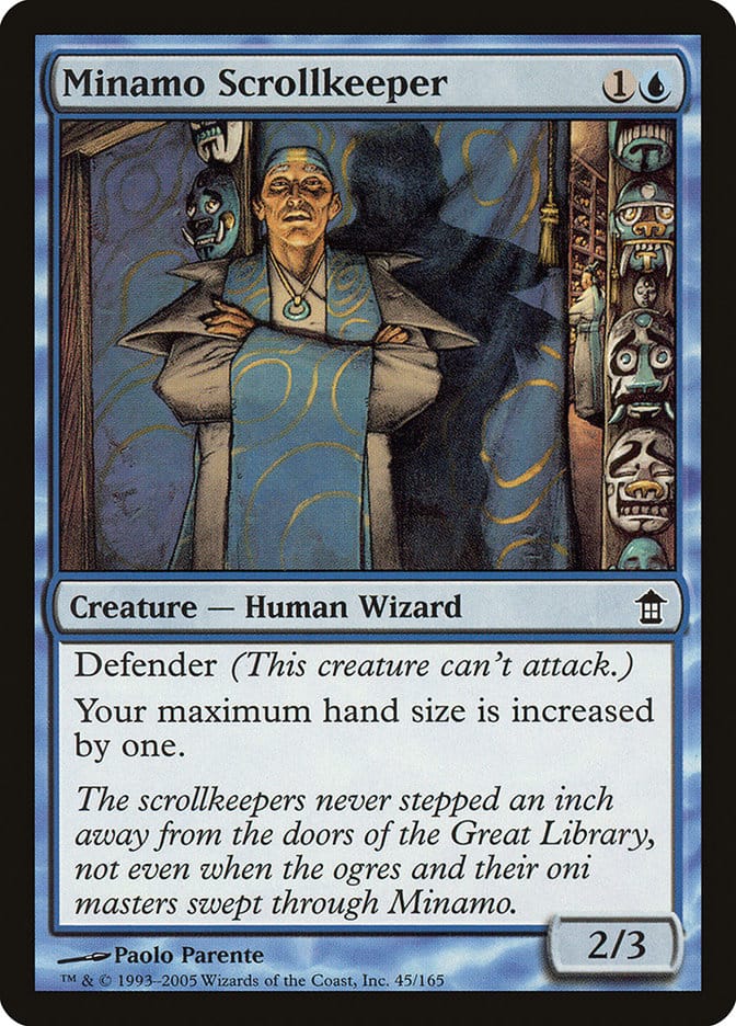 Minamo Scrollkeeper [Saviors of Kamigawa] Magic: The Gathering
