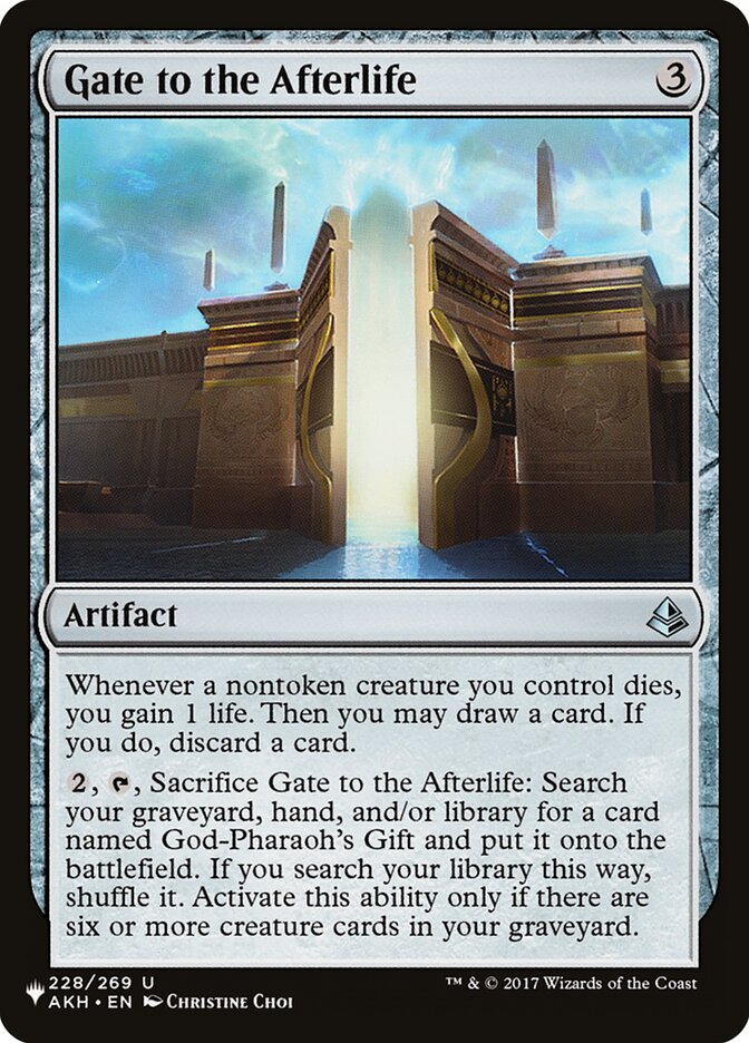Gate to the Afterlife [The List] Magic: The Gathering