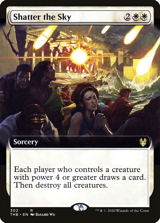 Shatter the Sky (Extended Art) [Theros Beyond Death] Magic: The Gathering