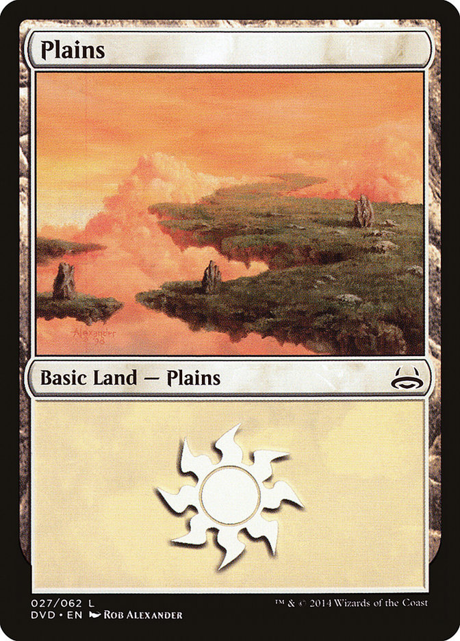Plains (27) (Divine vs. Demonic) [Duel Decks Anthology] Magic: The Gathering