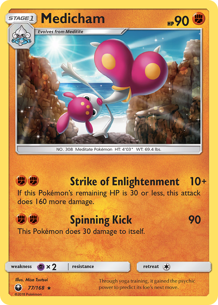 Medicham (77/168) [Sun & Moon: Celestial Storm] Pokémon