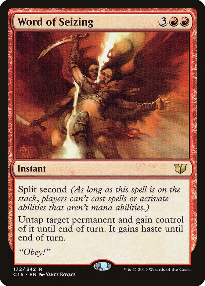 Word of Seizing [Commander 2015] Magic: The Gathering