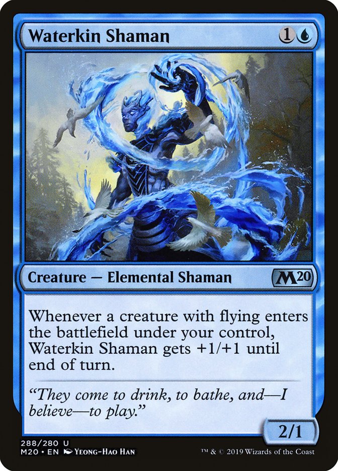 Waterkin Shaman [Core Set 2020] Magic: The Gathering