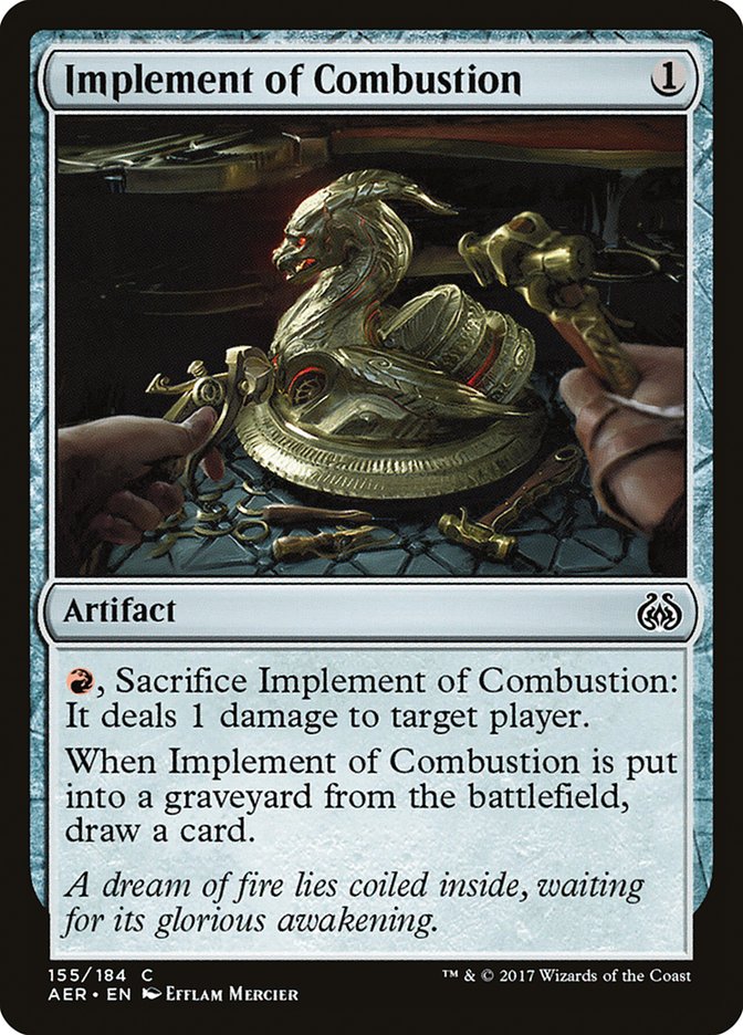 Implement of Combustion [Aether Revolt] Magic: The Gathering