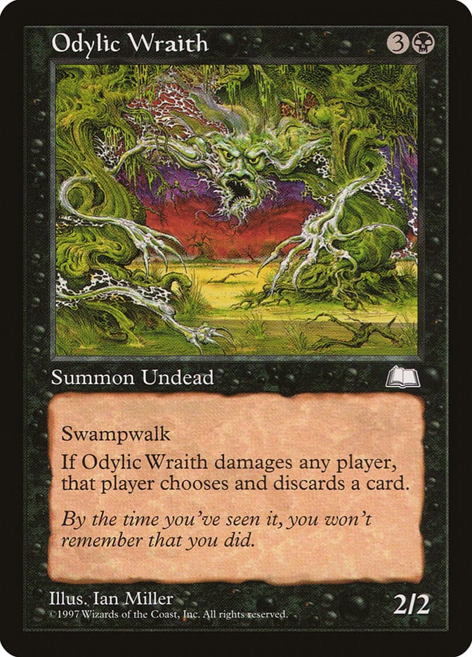 Odylic Wraith [Weatherlight] Magic: The Gathering