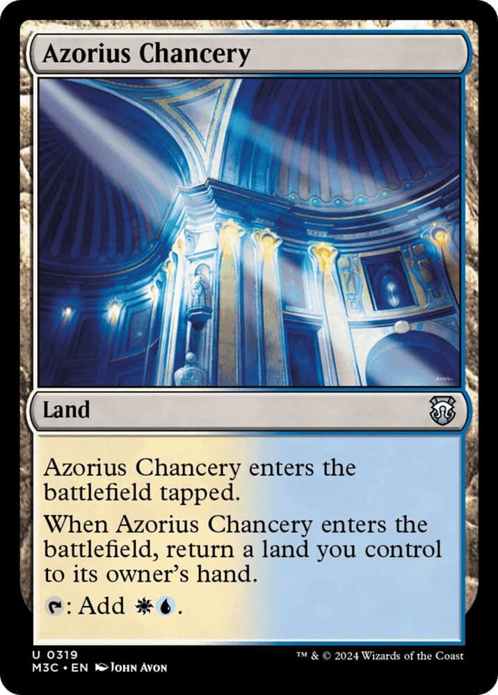 Azorius Chancery [Modern Horizons 3 Commander]