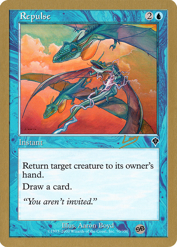 Repulse (Raphael Levy) (SB) [World Championship Decks 2002] Magic: The Gathering