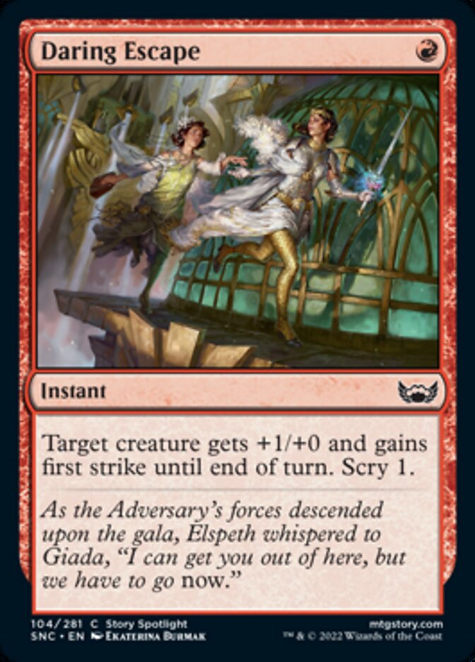 Daring Escape [Streets of New Capenna] Magic: The Gathering