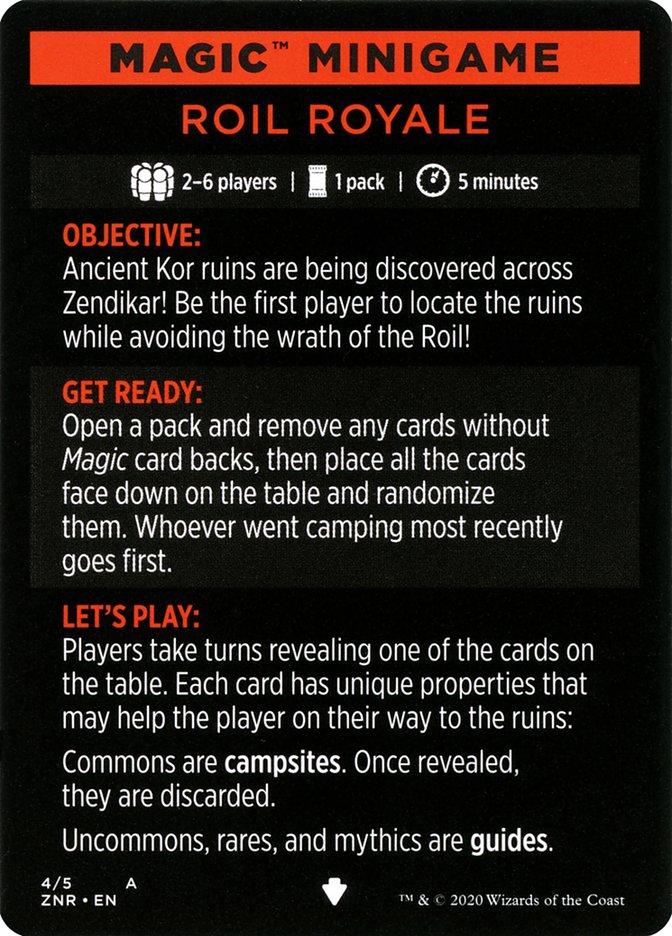 Roil Royale (Magic Minigame) [Zendikar Rising Minigame] Magic: The Gathering