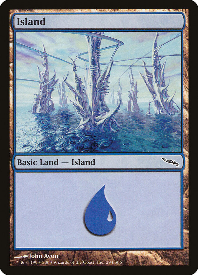 Island (294) [Mirrodin] Magic: The Gathering