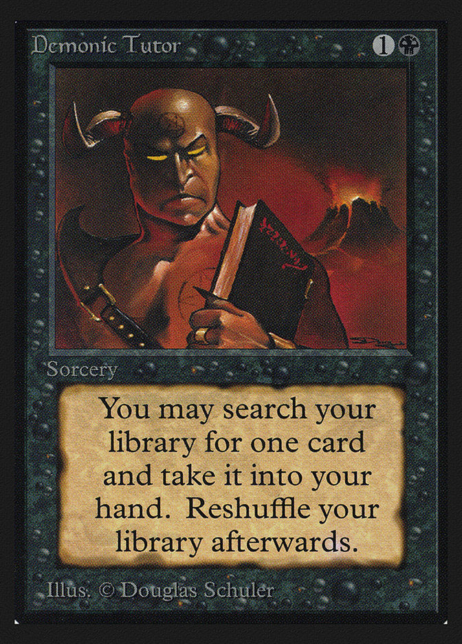 Demonic Tutor [International Collectors' Edition] Magic: The Gathering