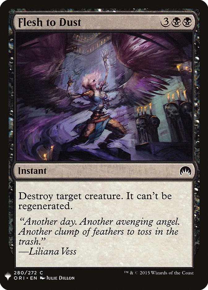Flesh to Dust [Mystery Booster] Magic: The Gathering