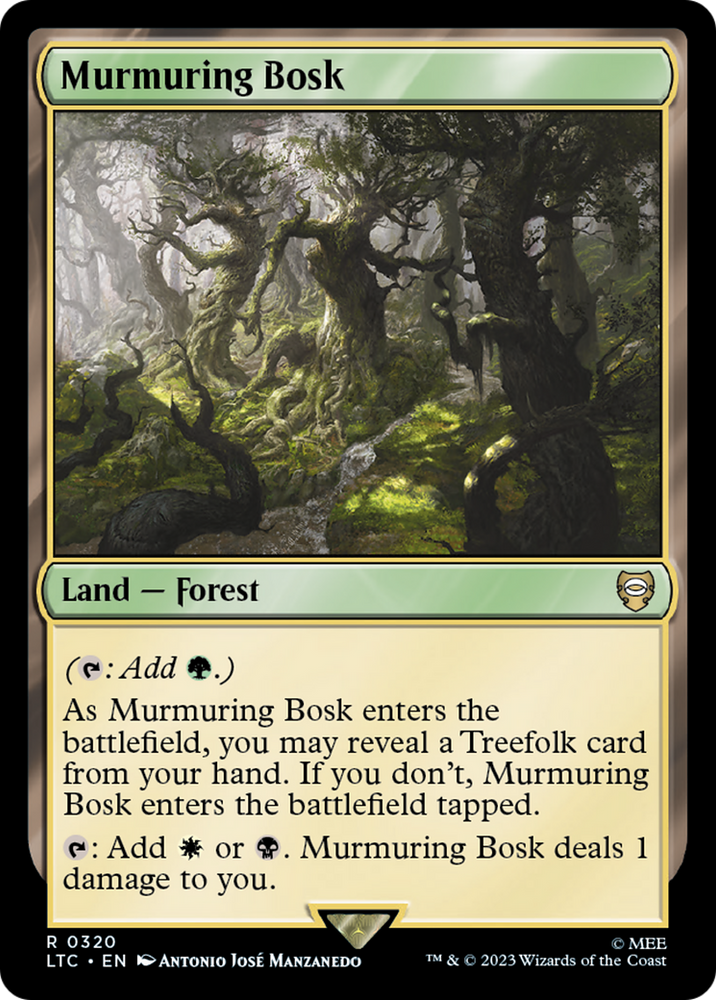 Murmuring Bosk [The Lord of the Rings: Tales of Middle-Earth Commander] Magic: The Gathering
