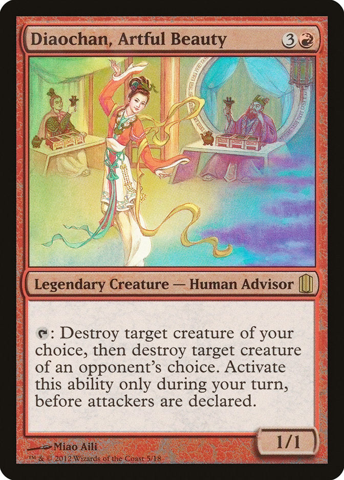 Diaochan, Artful Beauty [Commander's Arsenal] Magic: The Gathering